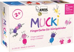 Kreul Kreul Mucki Vingerverf Set 6x50 ml Royal