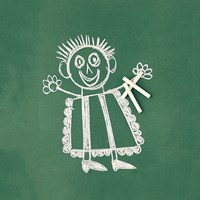 SES Creative gessetti bianchi per lavagna 12 pezzi senza polvere lavabili-2