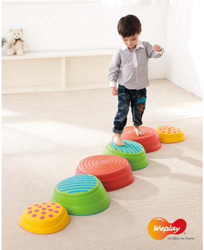 Eduplay gioco di equilibrio Rainbow Riverstones - set di pietre colorate