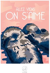 La Loutre puzzle 1000 pezzi ON S'AIME - puzzle per adulti