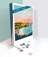 La Loutre puzzle ETRETAT Bien-Aimée - gioco puzzle 1000 pezzi-2