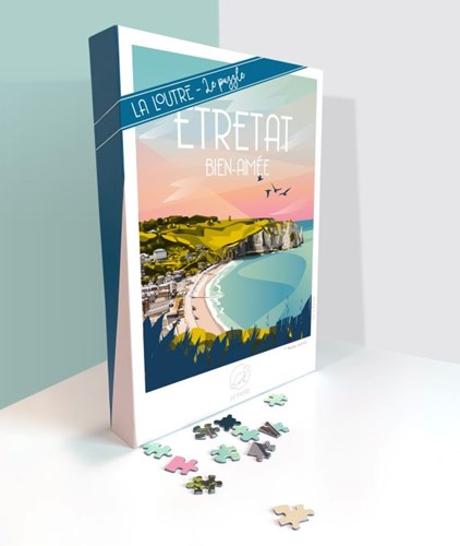 La Loutre puzzle ETRETAT Bien-Aimée - gioco puzzle 1000 pezzi-2