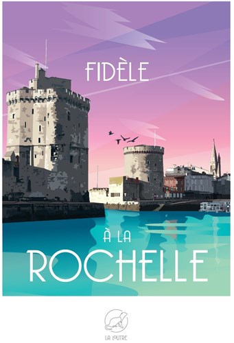 La Loutre puzzle 1000 pezzi - Fidèle à LA ROCHELLE gioco puzzle