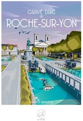 La Loutre puzzle Gravé dans la ROCHE-SUR-YON - La Place Napoléon - 1000 pezzi