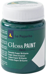 La Pajarita vernice lucida 75ml verde scuro per hobby creativi