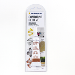 La Pajarita outliner creativo rame 20ml per rilievo e decorazione