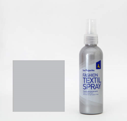 La Pajarita vernice spray tessuto 100ml Silver Moon per hobby creativi
