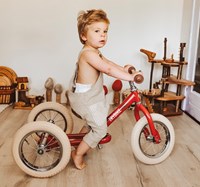 Trybike loopfiets 2 in 1 Steel - vintage rood