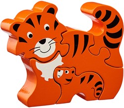 Puzzle per bambini Lanka Kade - Tigre con cucciolo (4)