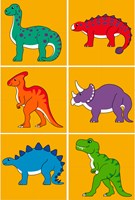 Lanka Kade puzzle a blocchi - giocattolo educativo dinosauri cartone-2