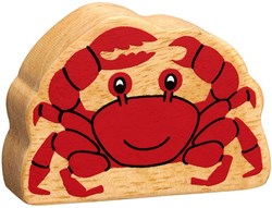 Lanka Kade giocattolo in legno Granchio Rosso piccolo giocattolo educativo