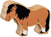 Lanka Kade giocattolo in legno pony Shetland - educativo e durevole