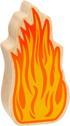 Lanka Kade giocattolo in legno fiamme - educativo e colorato