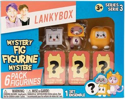 Lankybox giocattolo mini mystery figures 6-pack multicolore