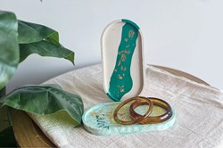 Little Creations set DIY resina ciotola verde - kit creativo