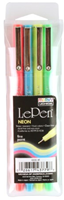Marvy Uchida set fineliner colori neon 0,3mm - 4 penne