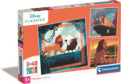 Clementoni - Puzzle - Il Re Leone - 3x48 Pezzi - Puzzle per bambini