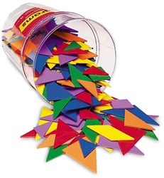 Learning Resources gioco puzzle tangram 6 colori giocattolo educativo
