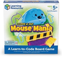 Learning Resources gioco da tavolo topo robot - Code & Go - giocattolo educativo-2