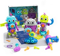 Learning Resources set di costruzione Design & Drill robot workshop giocattolo