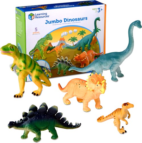 Learning Resources giocattoli dinosauro - Jumbo Dinosaurs set - educativo