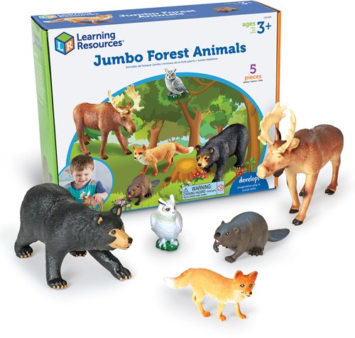 Learning Resources animali della foresta - set educativo e realistico