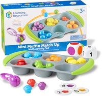 Learning Resources gioco educativo muffin matematica e set di ordinamento per bambini