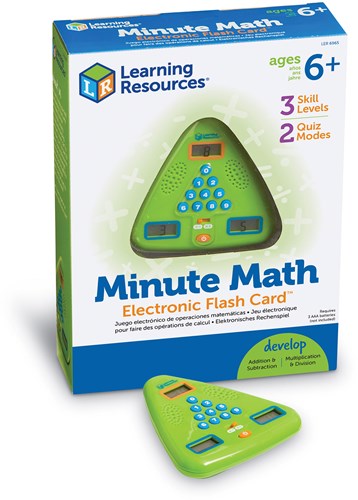 Learning Resources gioco elettronico di matematica Minute Math Flash Card