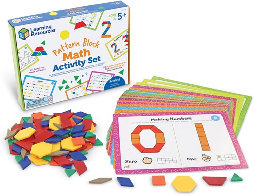 Learning Resources set attività matematica blocchi modello - giocattolo educativo