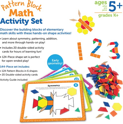 Learning Resources set attività matematica blocchi modello - giocattolo educativo-2