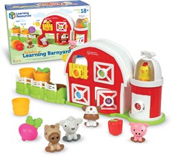 Learning Resources giocattolo educativo fattoria - Peekaboo Barnyard Playset