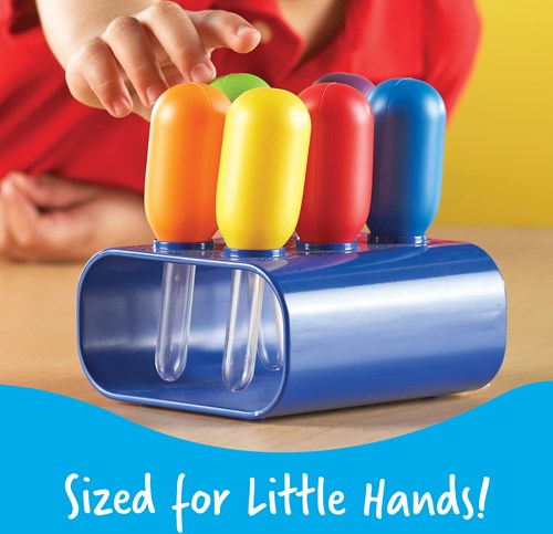 Learning Resources giocattolo - Pipette jumbo con supporto per bambini-2