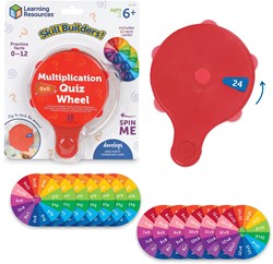 Learning Resources gioco educativo Skill Builders Multiplication Quiz Wheel