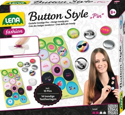 Lena set creativo Button Style Pin - kit fai-da-te per bambini