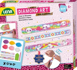 Lena Diamond Art Snap Braccialetti - Giocattolo creativo per bambini