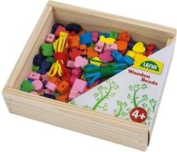Cassetta con perline in legno Lena Lena