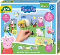 Lena Peppa Pig kit creativo educativo - impara a incollare e decorare