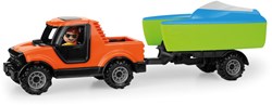 Lena pick-up giocattolo con rimorchio boaties - set camion e barca