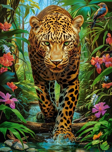 Castorland puzzle Leopardo nella natura - 2000 pezzi puzzle