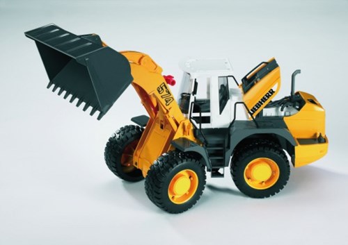 Bruder pala Liebherr L574 veicolo da cantiere plastica 1:16 giallo-2