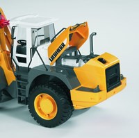 Bruder pala Liebherr L574 veicolo da cantiere plastica 1:16 giallo-3