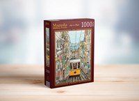 Magnolia puzzle 1000 pezzi - Vista sulla città di Lisbona-2
