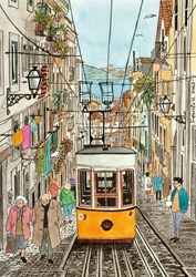 Magnolia puzzle 1000 pezzi - Vista sulla città di Lisbona