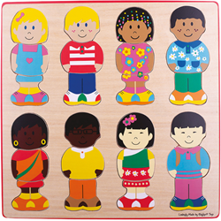 Puzzle Bigjigs Piccoli Amici