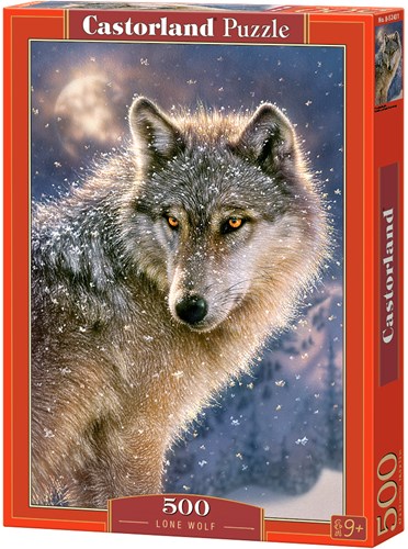 Castorland puzzle Lone Wolf - 500 pezzi animali-2