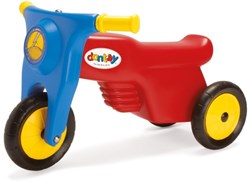 Dantoy bicicletta senza pedali moto con ruote in gomma - giocattolo in plastica resistente