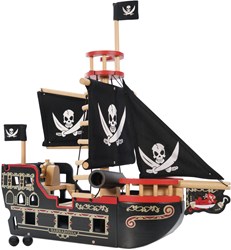 Le Toy Van nave pirata Barbarossa giocattolo in legno FSC 100%