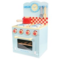 Le Toy Van forno e piano cottura in legno blu - cucina giocattolo