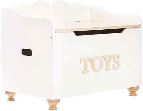 Le Toy Van cassapanca giocattoli legno bianca - contenitore FSC legno