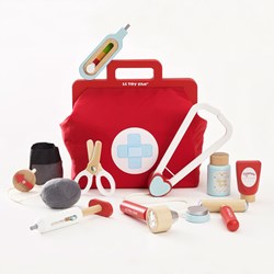 Le Toy Van set medico in legno vintage roleplay FSC 100% giocattolo
